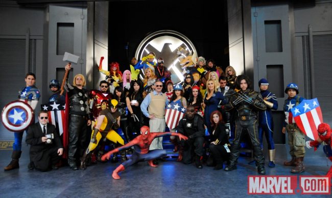 Marvel රසිකයන් Comic-Con හිදී (marvel.com)