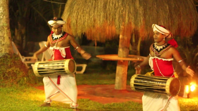 Traditional Tambourine Pantheruwa Historical Musical Instrument