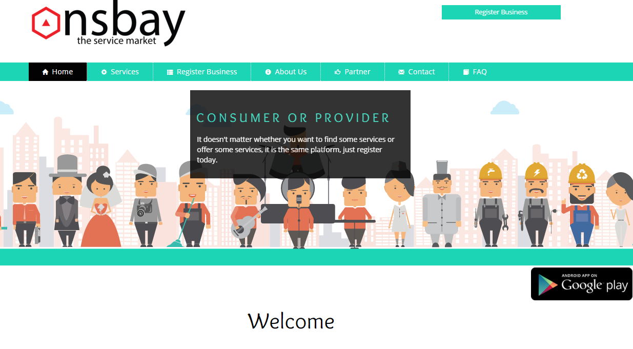 Looking for services or looking to offer services, Onsbay is the place to drop by. Image Credit: onsbay.com