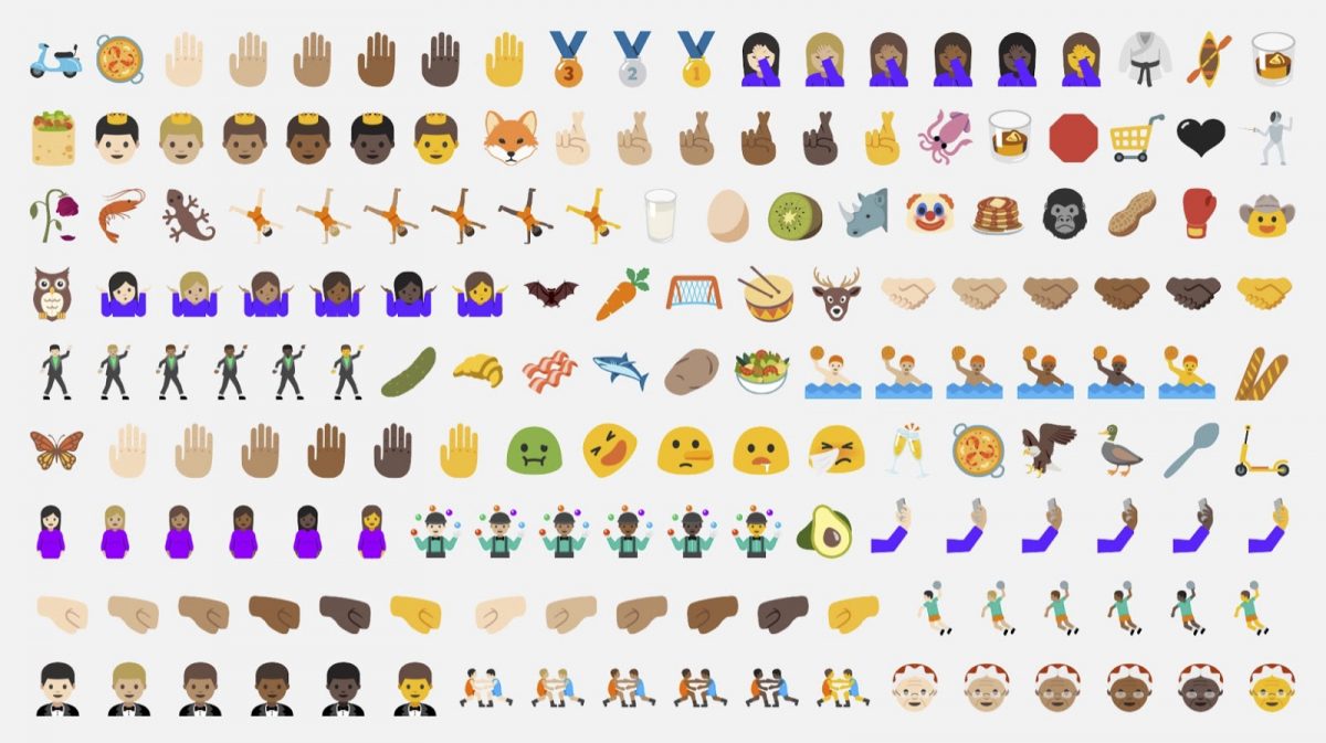 Lots more emoji coming up. Image courtesy Google