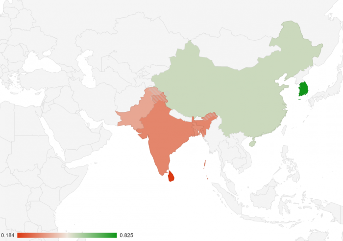Urban Population Density - Asia 