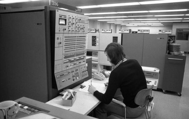 IBM System/360 computer in use at Volkswagen’s Woldburg works”
