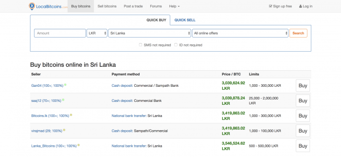 best ways to buy bitcoin in sri lanka