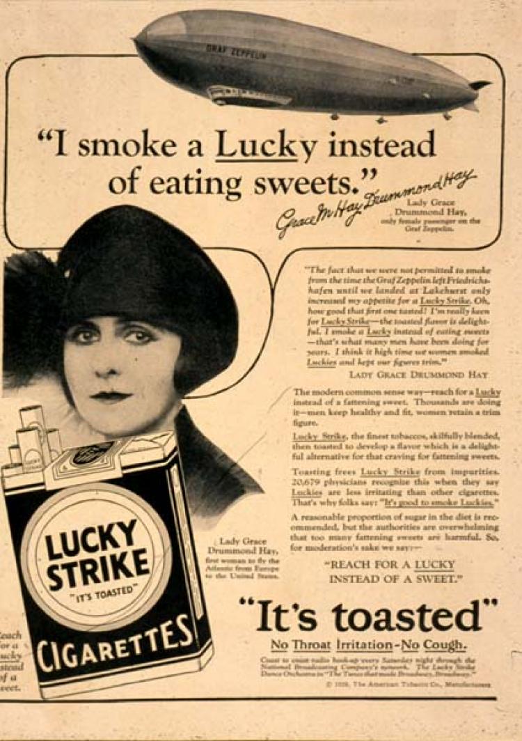 lucky strikes advertisement 