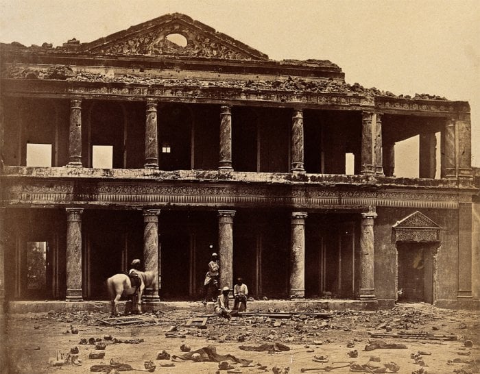 Interior of The Secundra Bagh, Lucknow after Massacre. (Pic: )