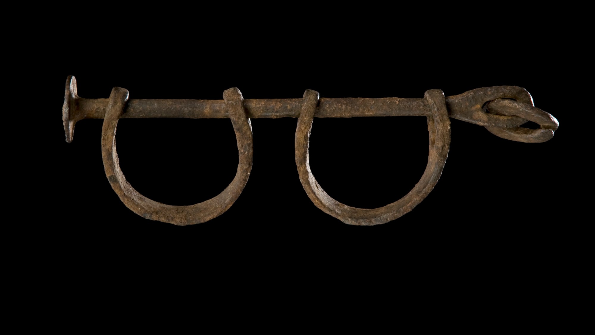 Iron Shackles used on enslaved people 