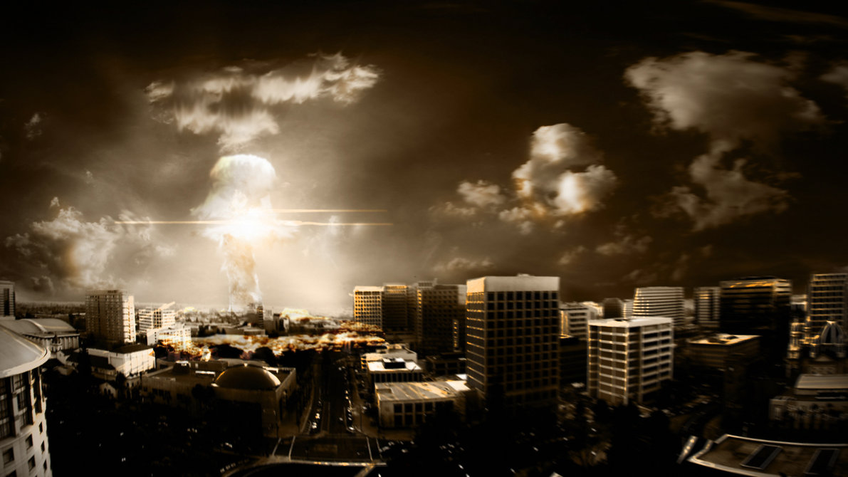 Nuclear city. Загазованность города. Ядерный взрыв над городом картинки.
