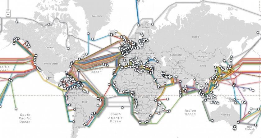 fiber cable around the world