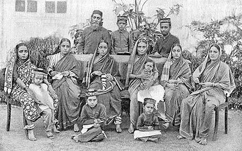 A Photo of Marathi Bene Israel Family, Alibag Bombay. (Pic: )