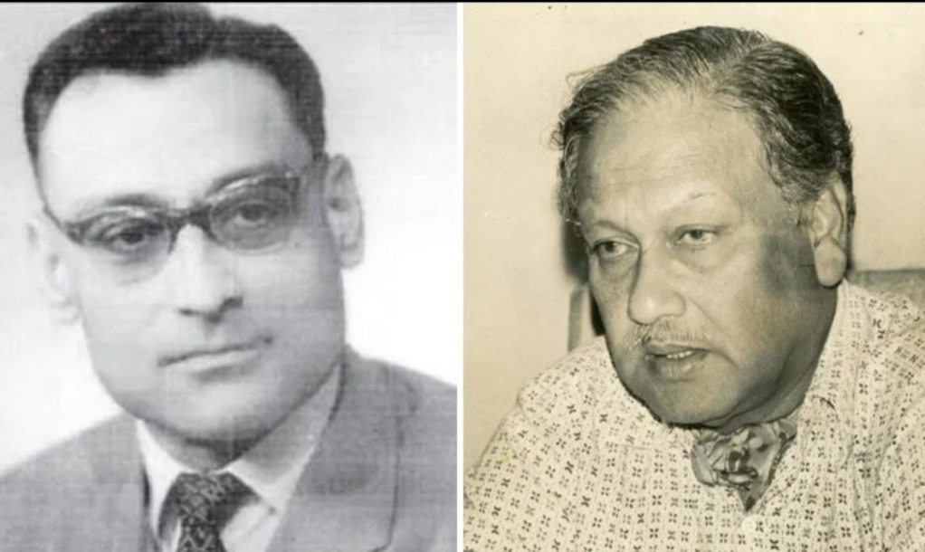 “র” এর প্রথম সেক্রেটারি আর এন কাও(বামে) এবং পাশেরজন শঙ্কর নায়ার; Image Source : indiatimes.com