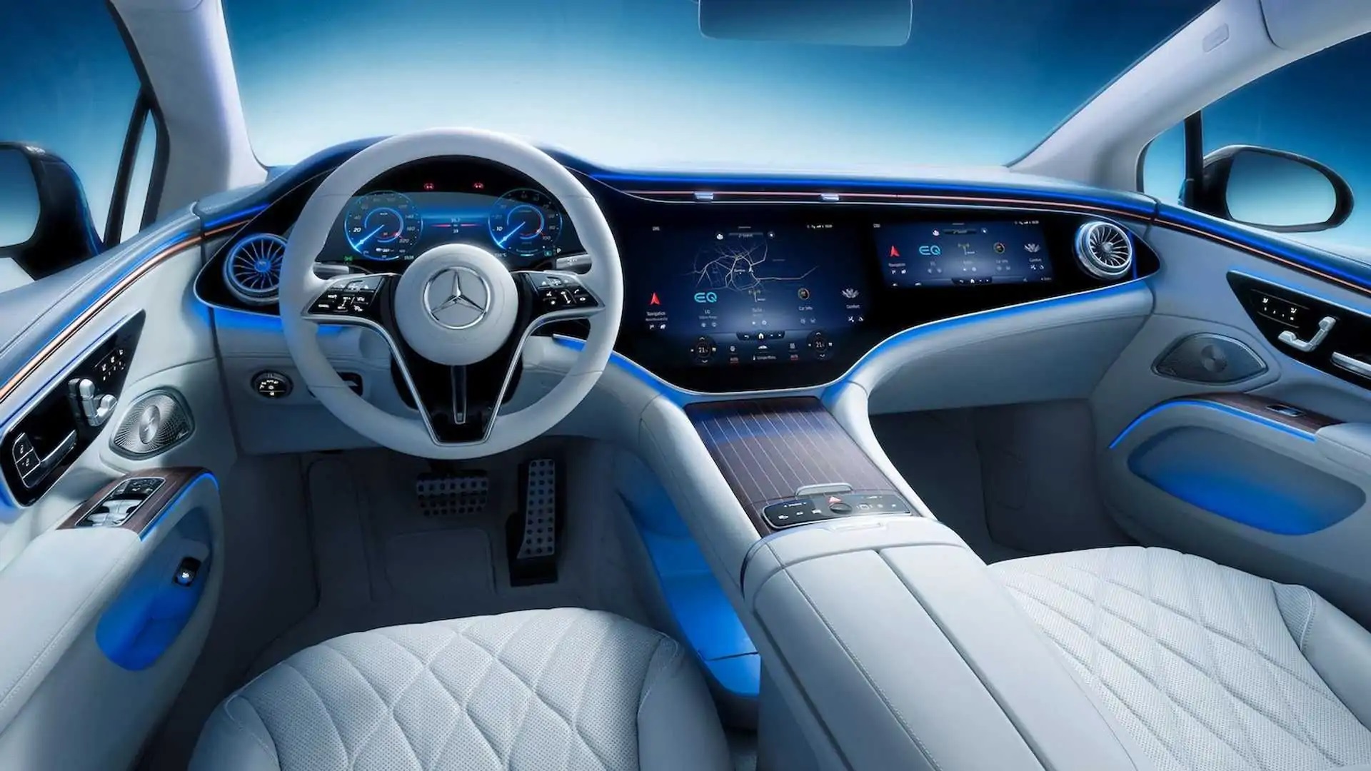 Mercedes Benz EQS interior