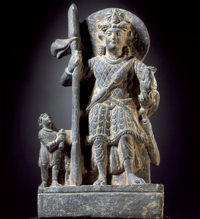 Kumara Kartikeya With a Kushan Devotee. (Pic: )