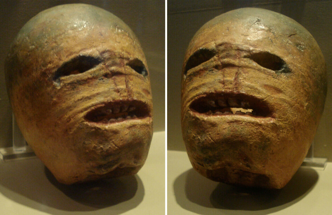 Traditional turnip jack-o'-lanterns at the Museum of Country Life in Ireland