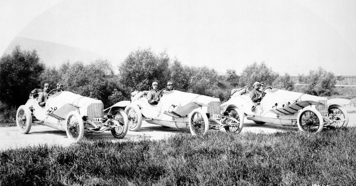 Daimler-Motoren-Gesellschaft the Grand Prix in Lyon in 1914 