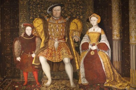 Portrait of King Henry VIII, Jane Seymour and Prince Edward. (Pic: )