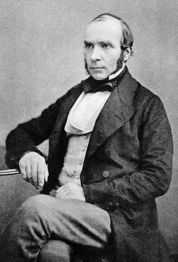 John Snow in 1856, image adapted from Wikipedia Courtesy of Renato Sabbatini CC BY-SA 4.0