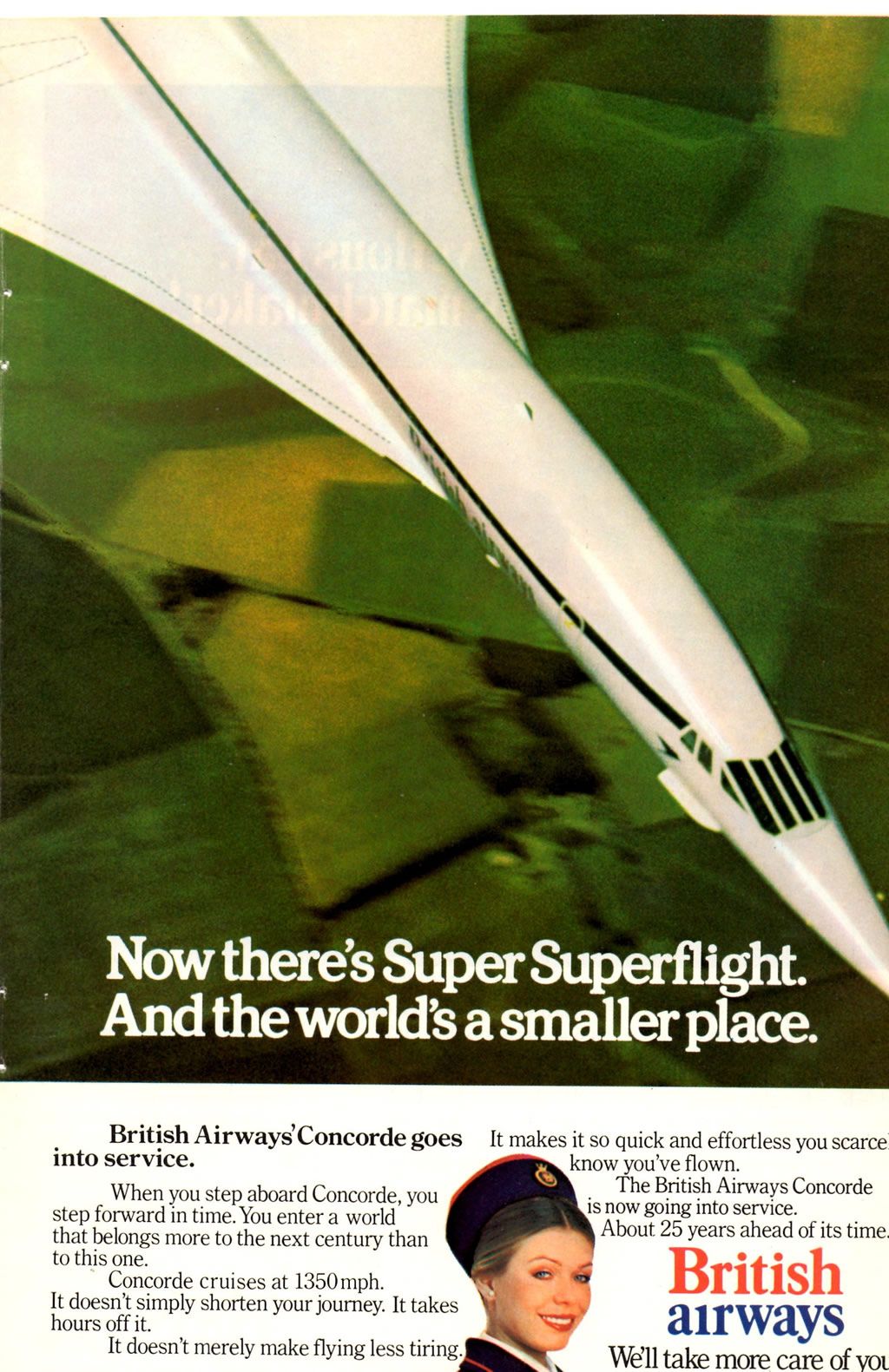 advertisment on concorde