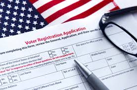 American Voter registration application