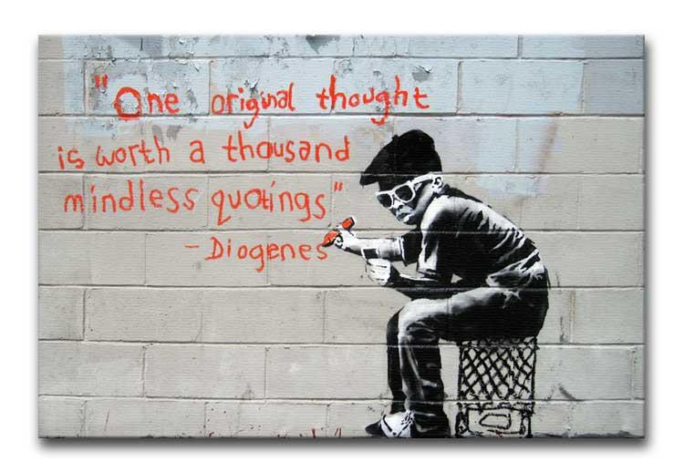 banksy one original thought