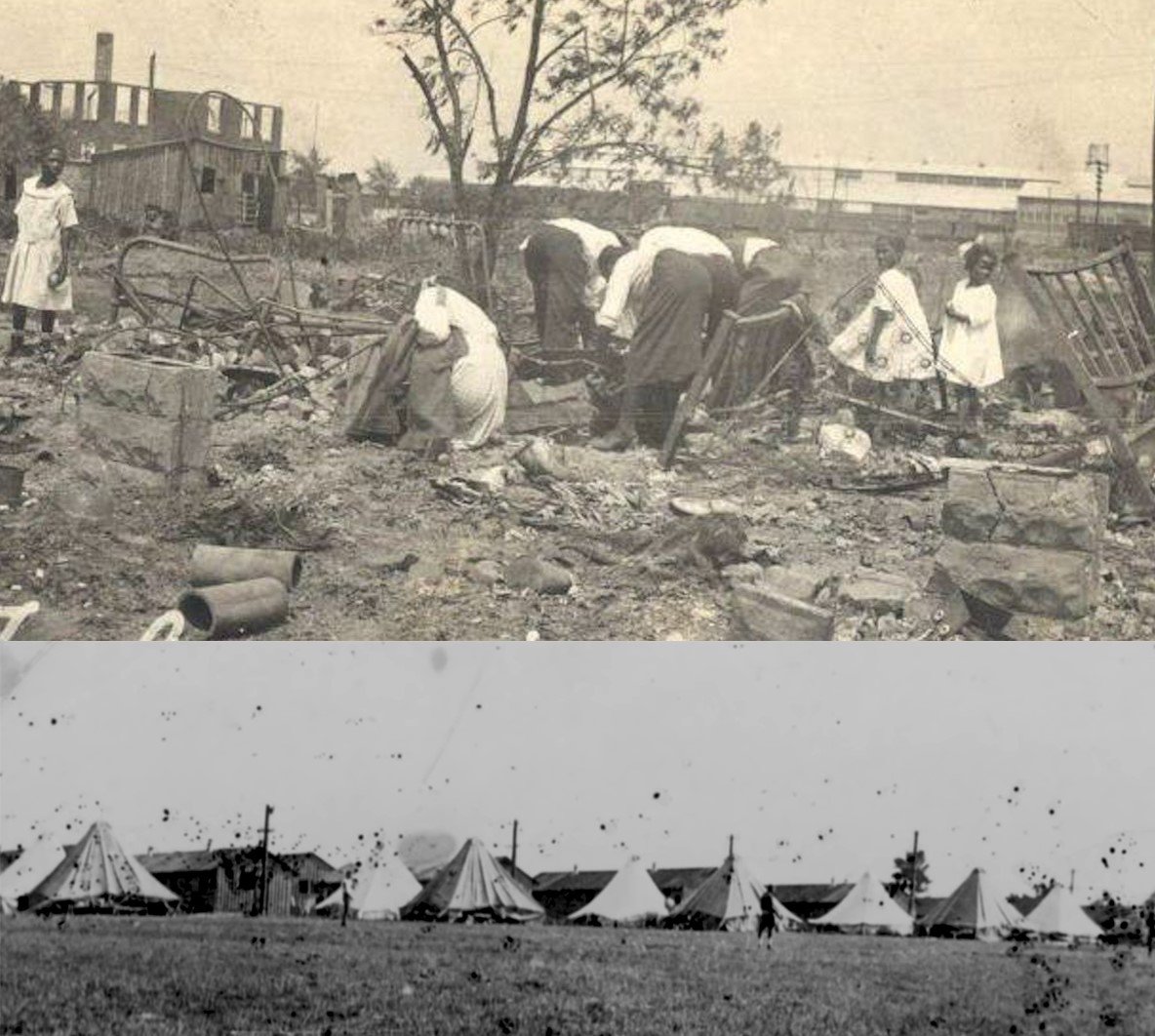 tents of refugees