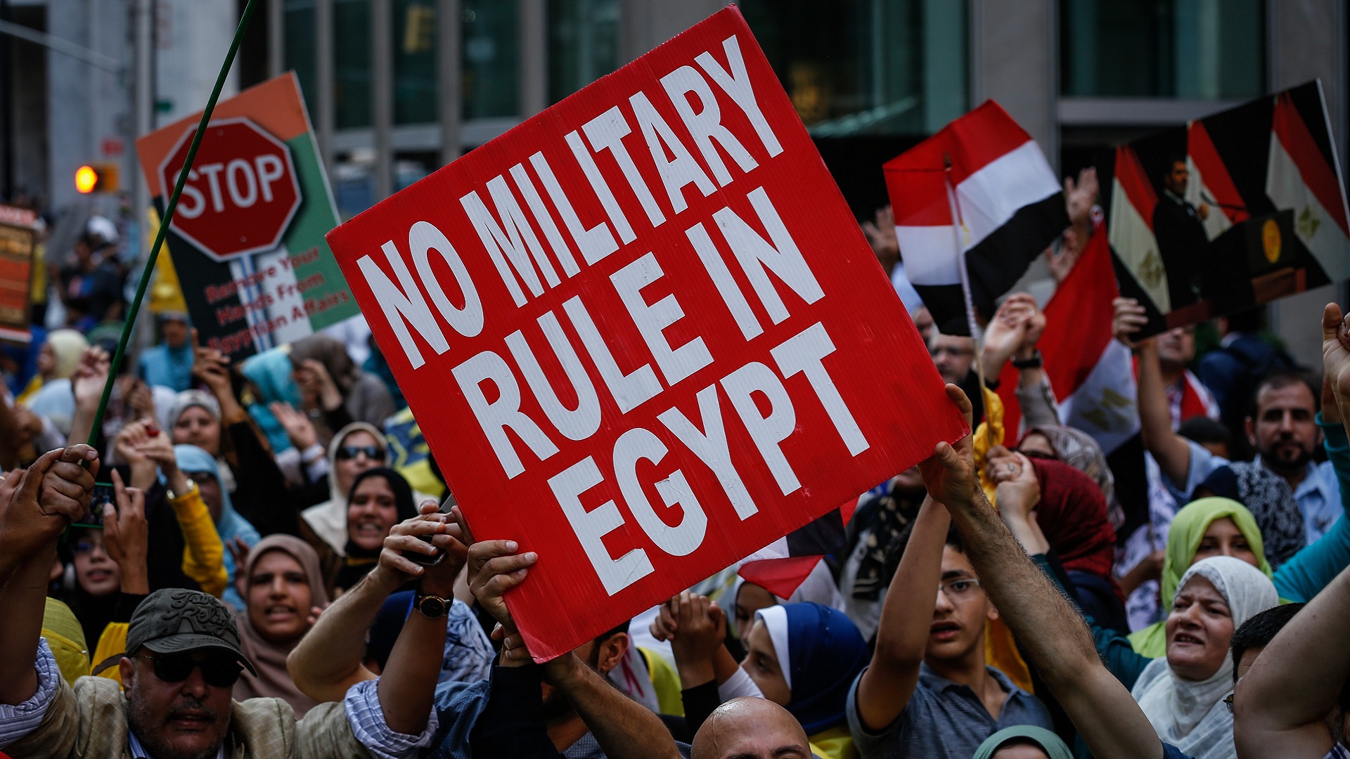 Seeking No Military Intervention In Egypt