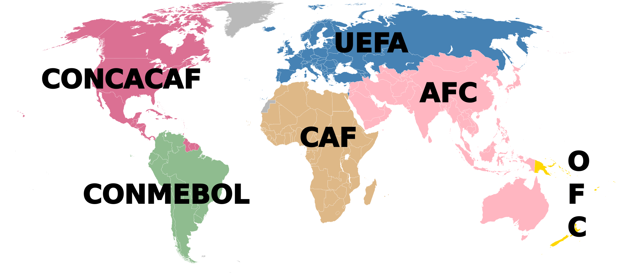 6 football federations
