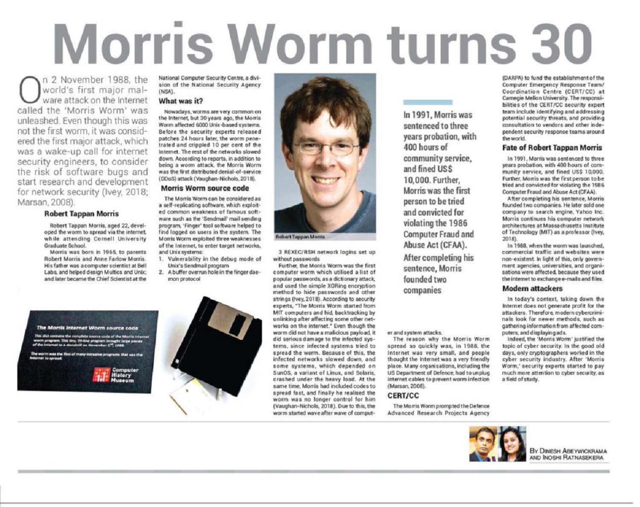 Morris Worm turns 30