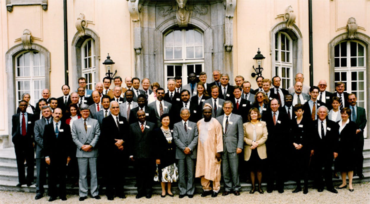 Transparency International's founding meeting in 1993-  pic - www.transparency.org